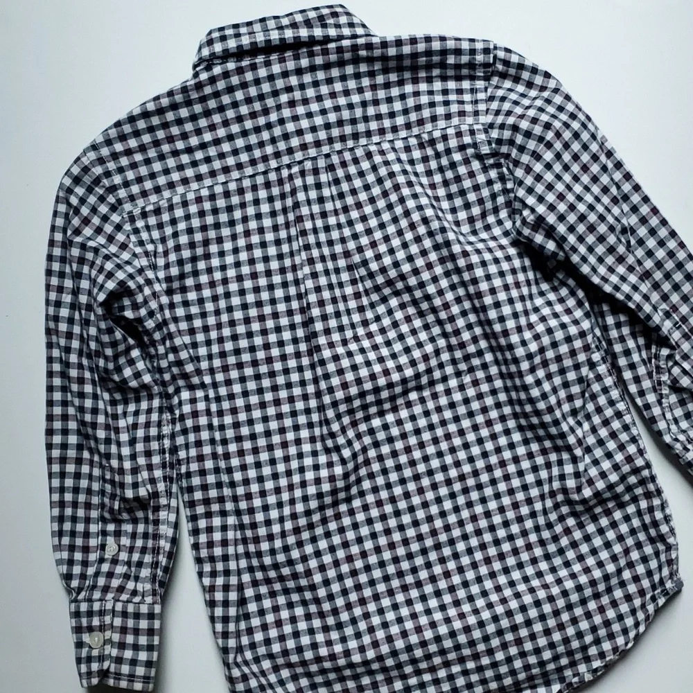 Gap Kids Poplin Longsleeve Button-Up Top-XS 4-5